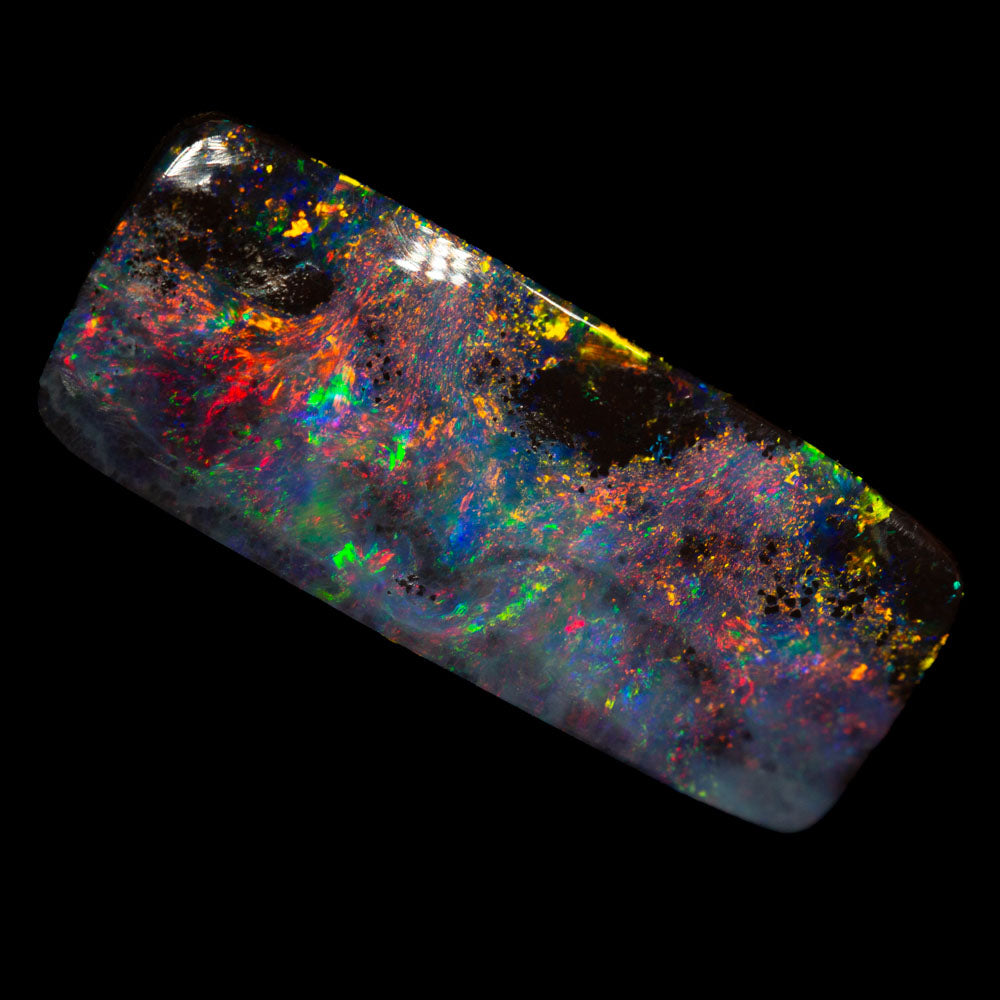 6.84 ct boulder opal 19.1x7.9x3.8mm