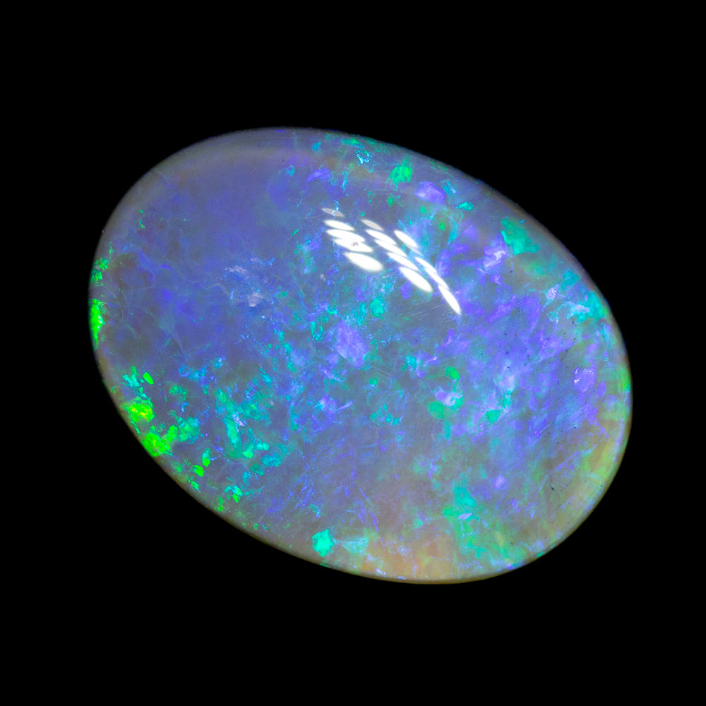 6.97 ct dark opal 16.1x11.9x5.5mm