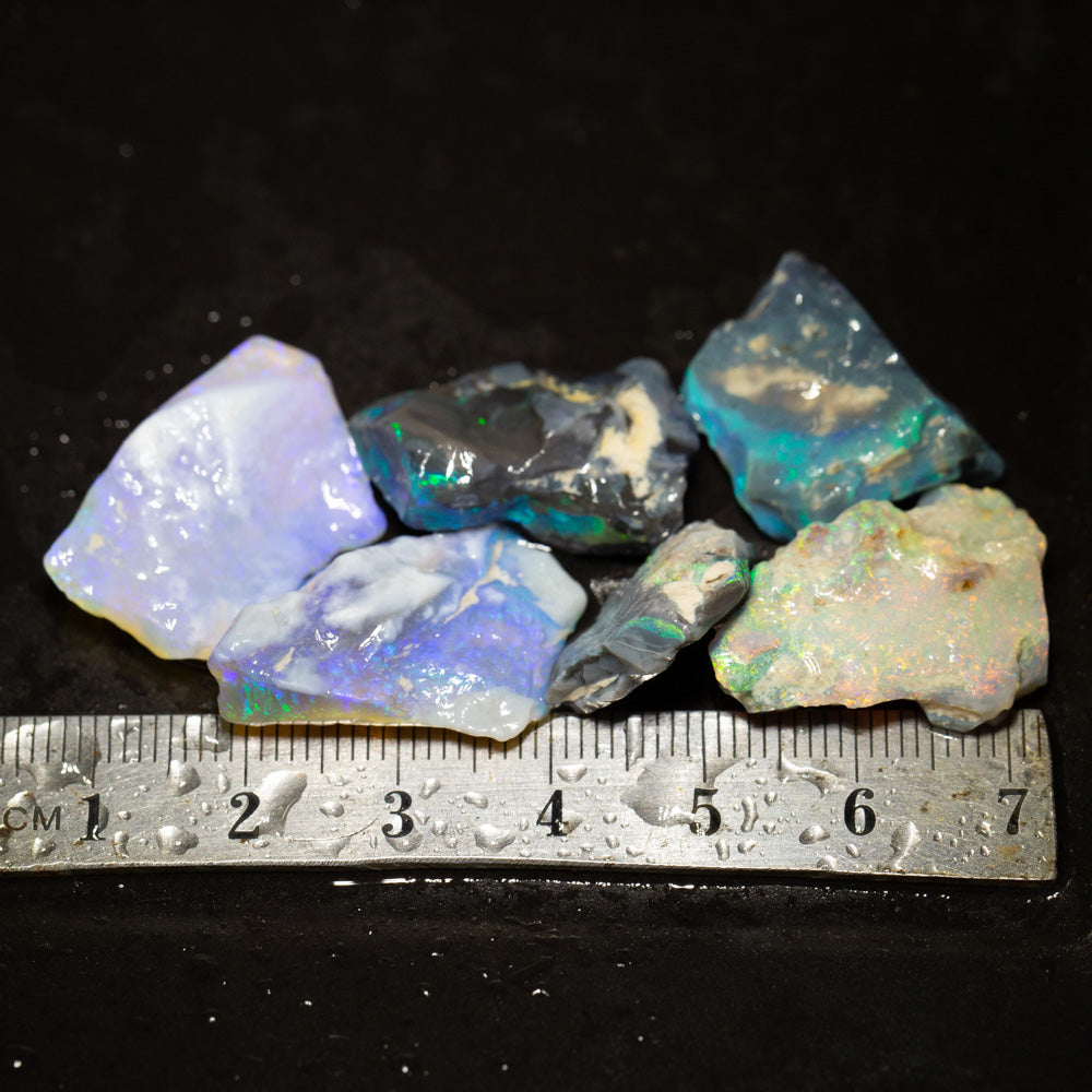 64 ct rough opal parcel 6pc