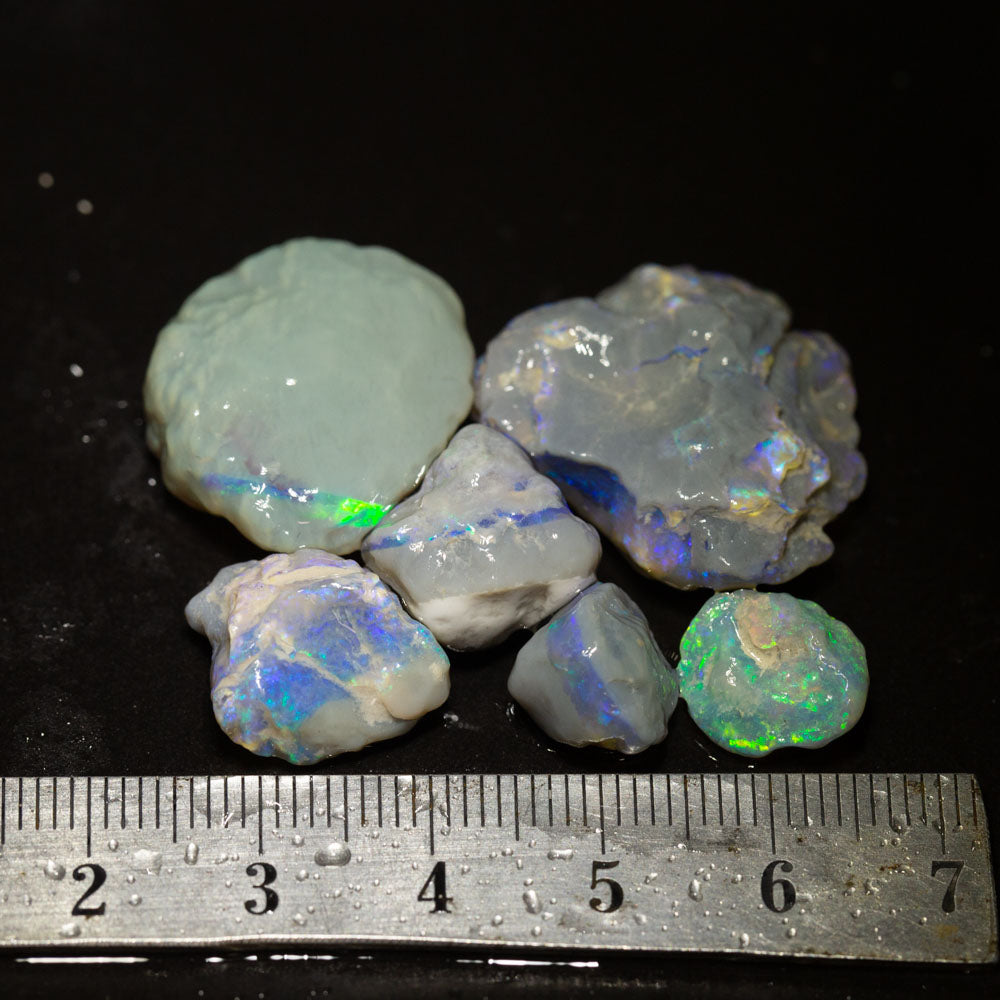 64 ct rough opal parcel 7pc