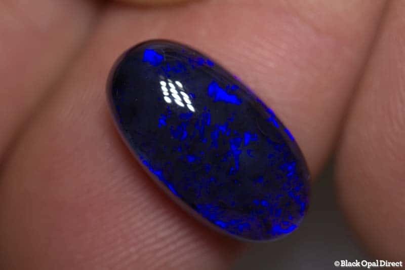 6.93 ct black opal 17x9.6x6mm