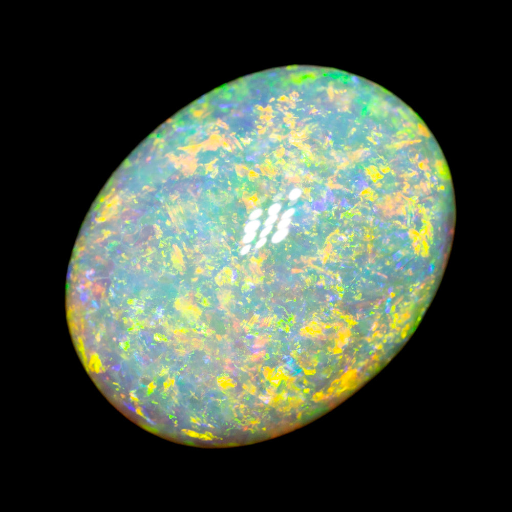 7.00 ct double-sided crystal opal 15.7x12.4x5.7mm