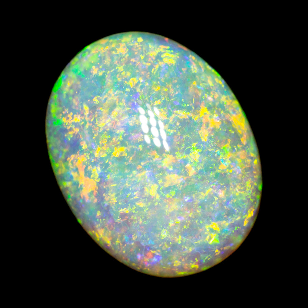 7.00 ct double-sided crystal opal 15.7x12.4x5.7mm