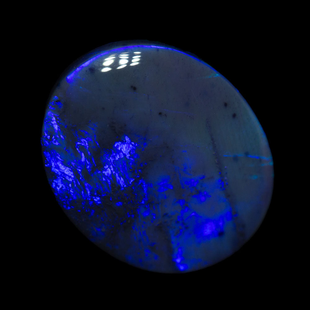 7.09 ct black opal 15.6x13x5.6mm