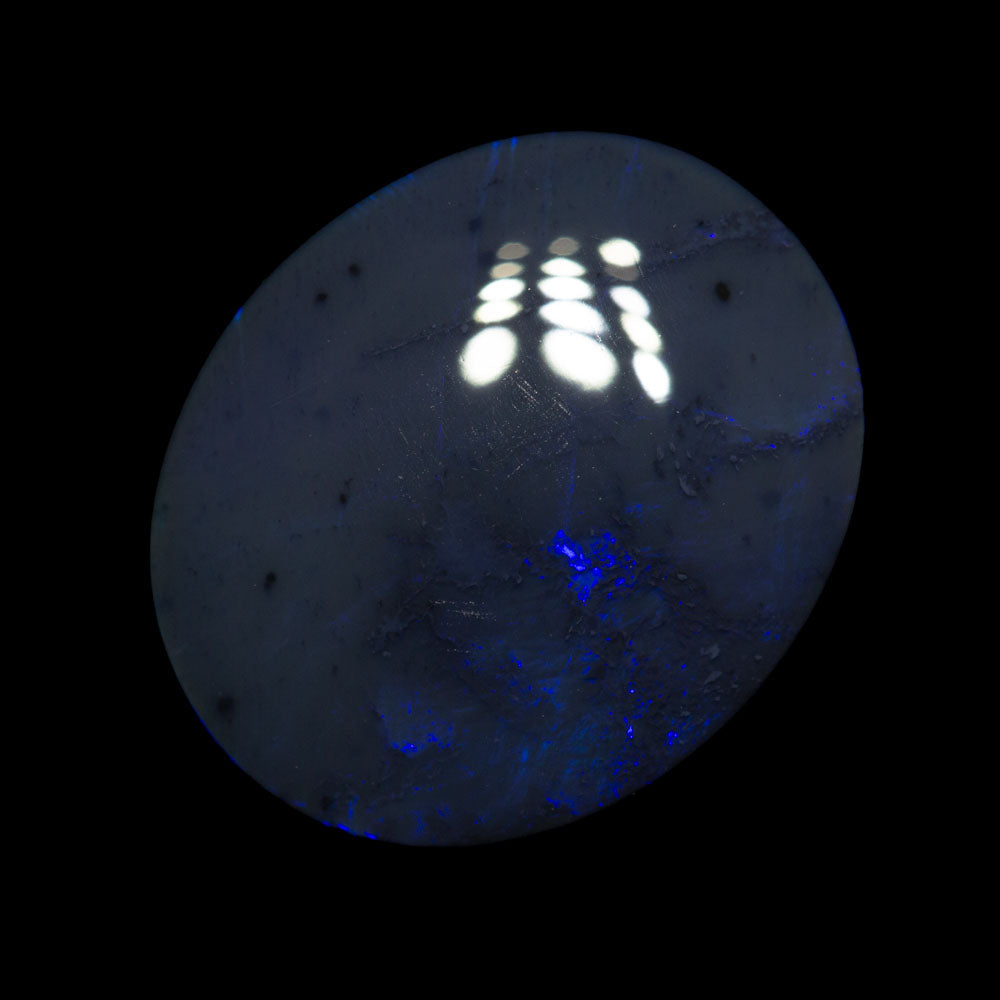7.09 ct black opal 15.6x13x5.6mm