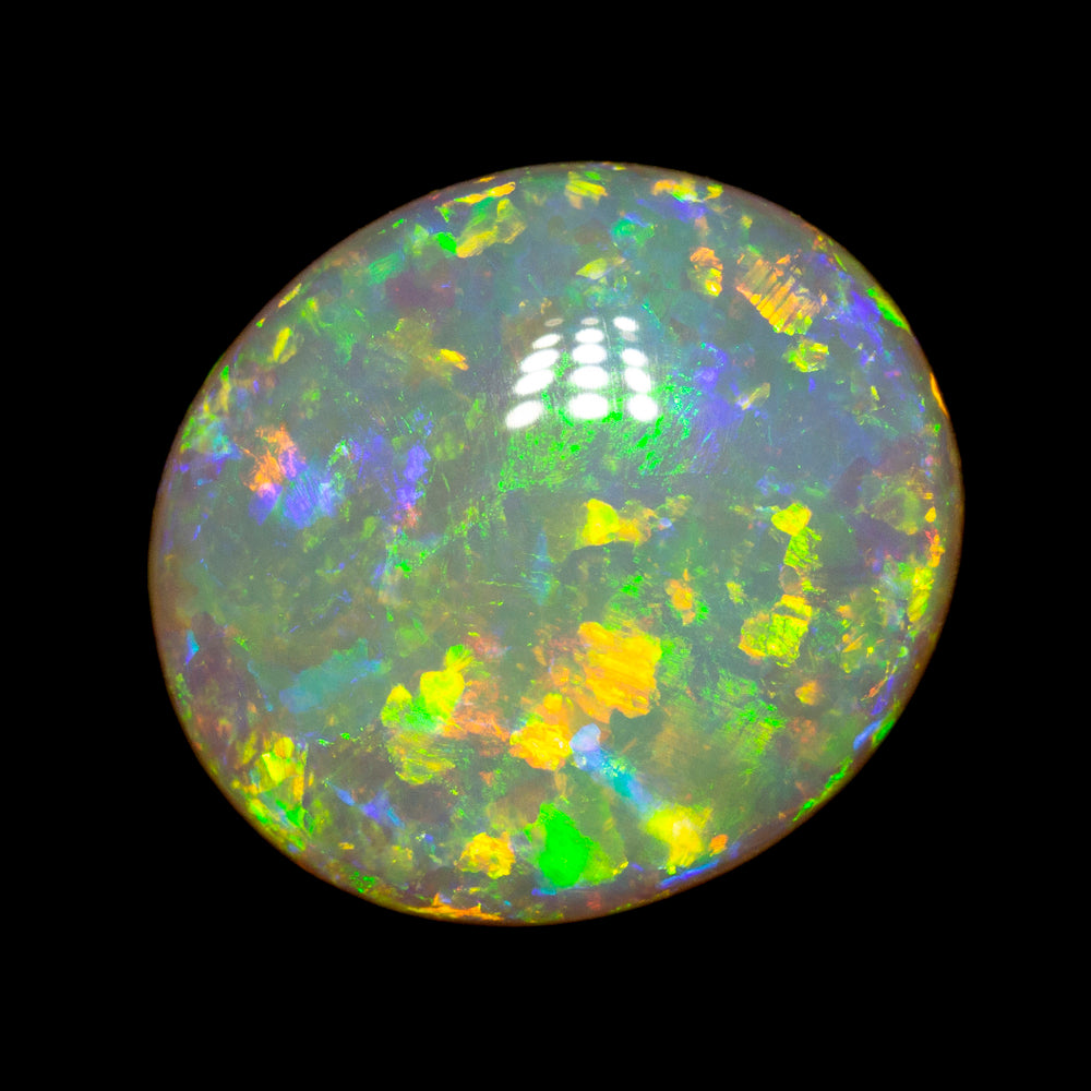 7.11 ct double sided crystal opal 15x13x5mm