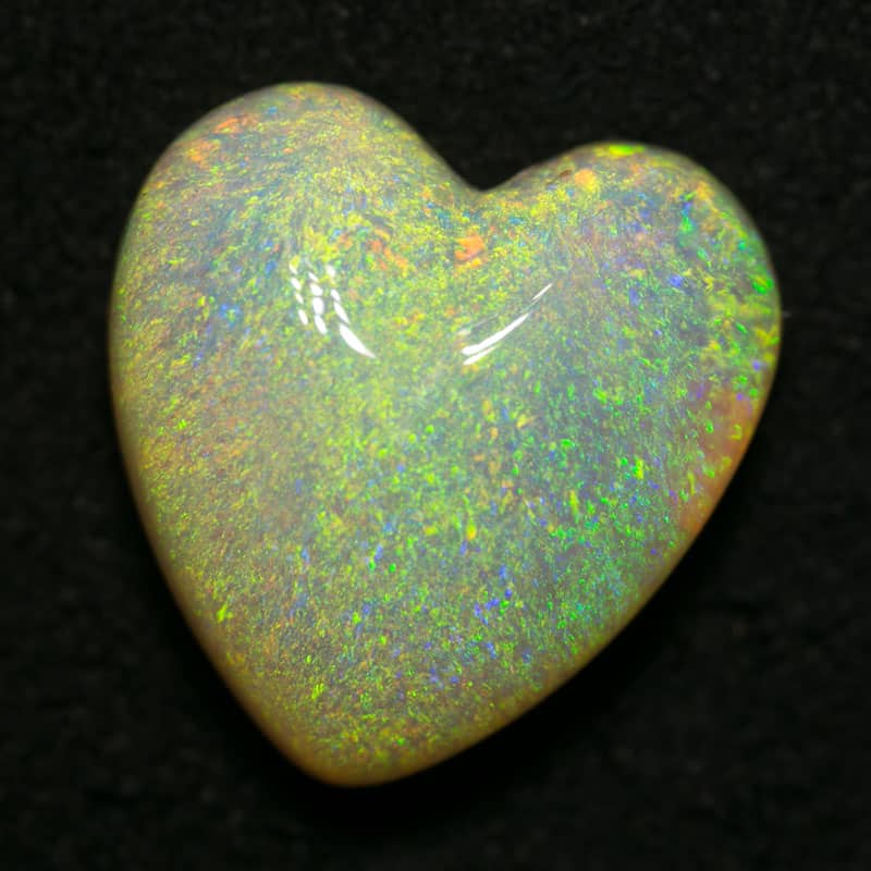 7.20 ct crystal opal heart 14.5x14x5mm