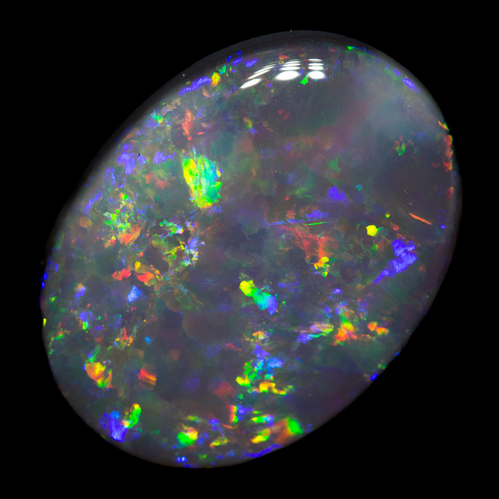 7.82 ct black opal 18x14x5 mm