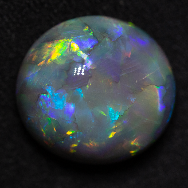 7.88 ct black opal 13x12x8mm