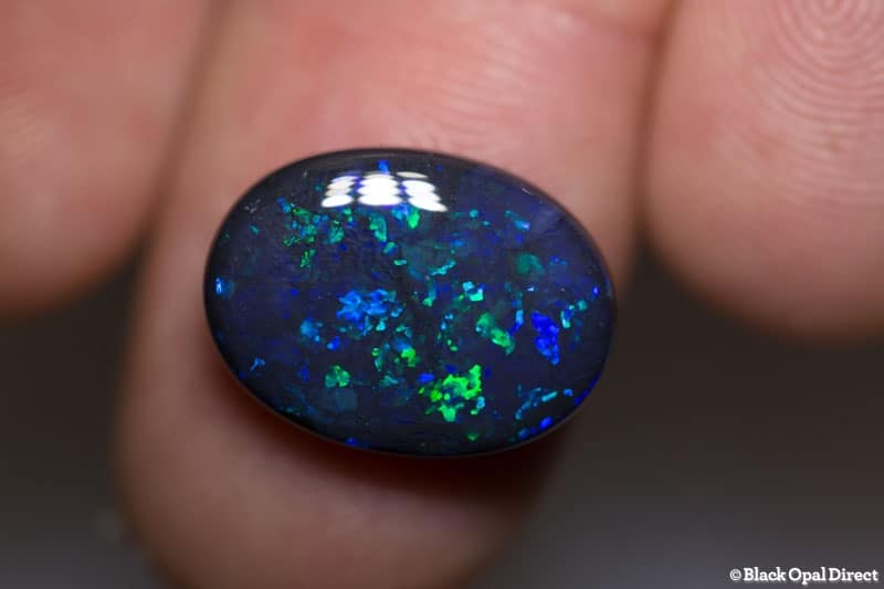 7.90 ct black opal 16.5x12.5x5.5m replacement for Jin