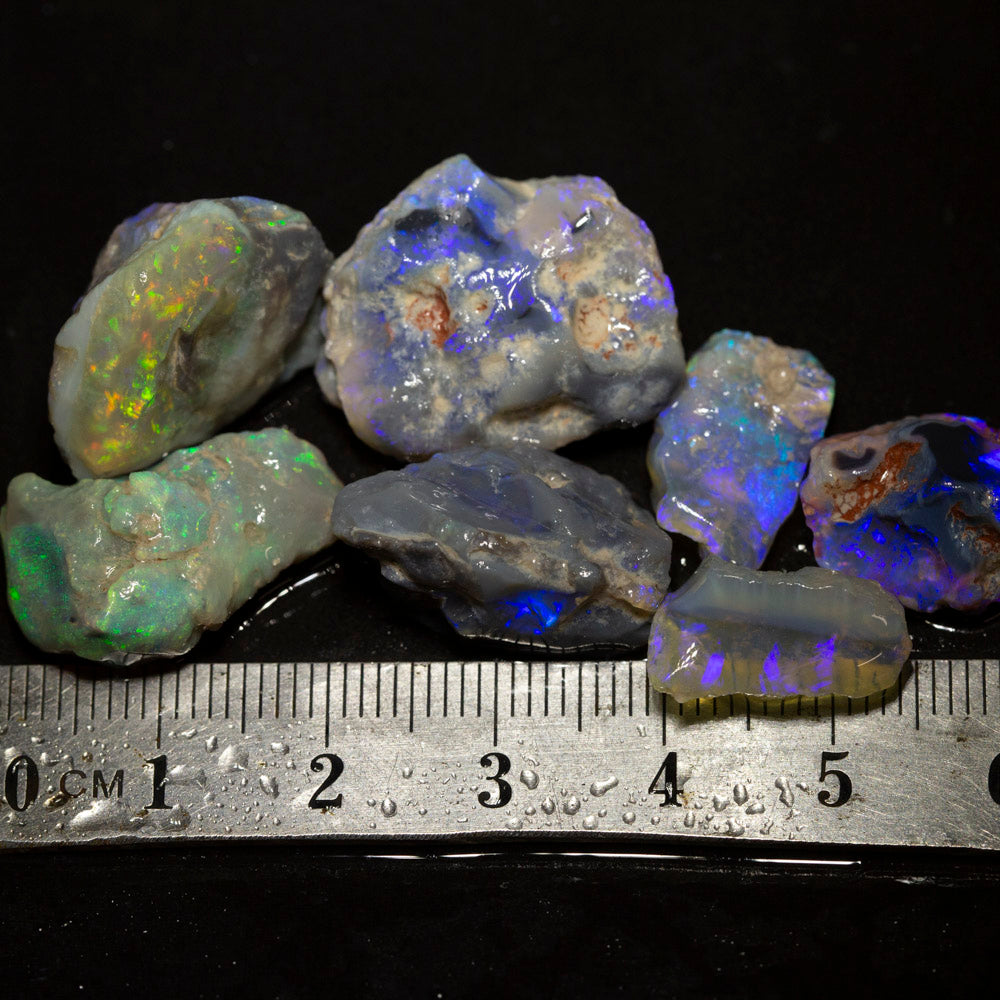 72 ct rough opal parcel 7pc