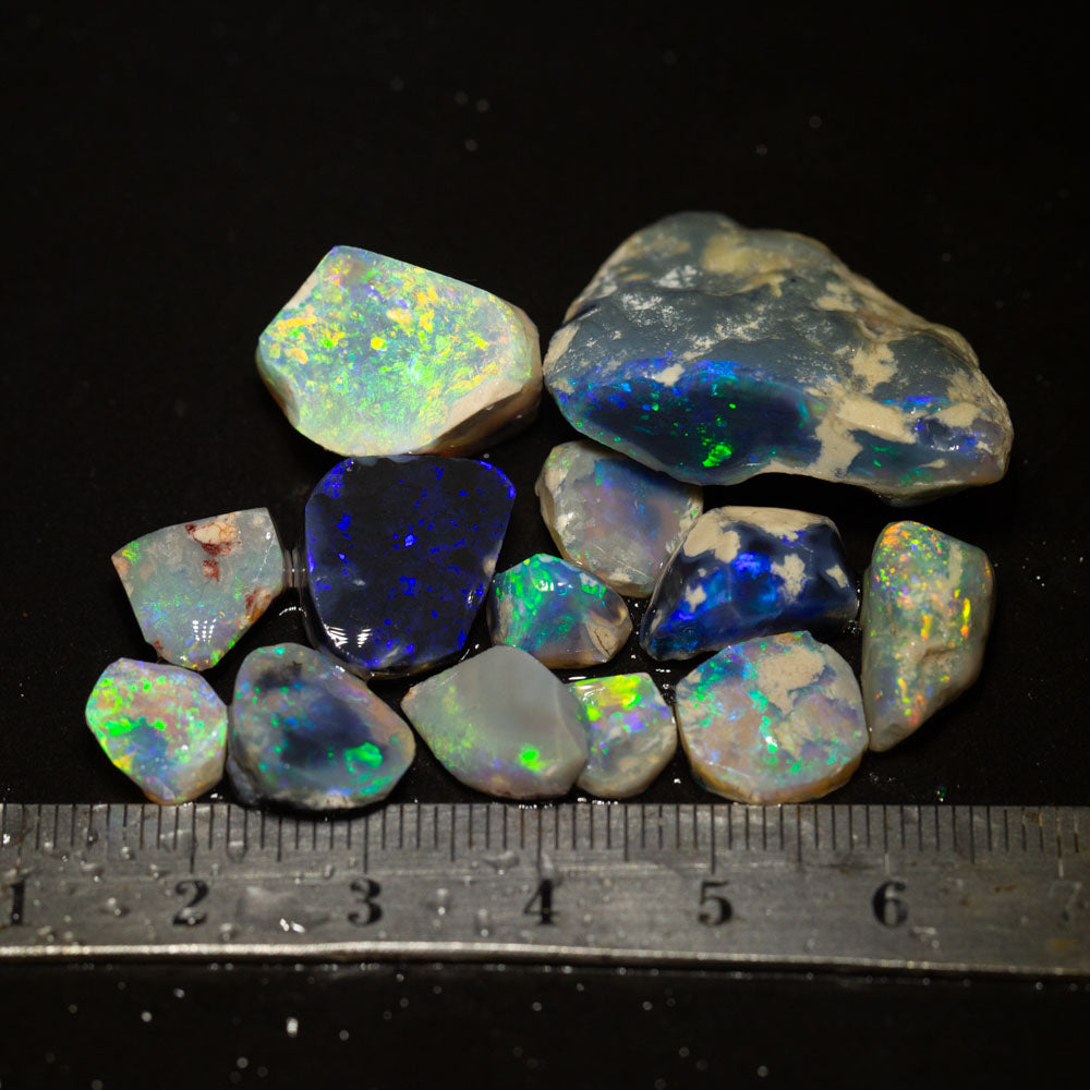 73 ct rough opal parcel 13pc