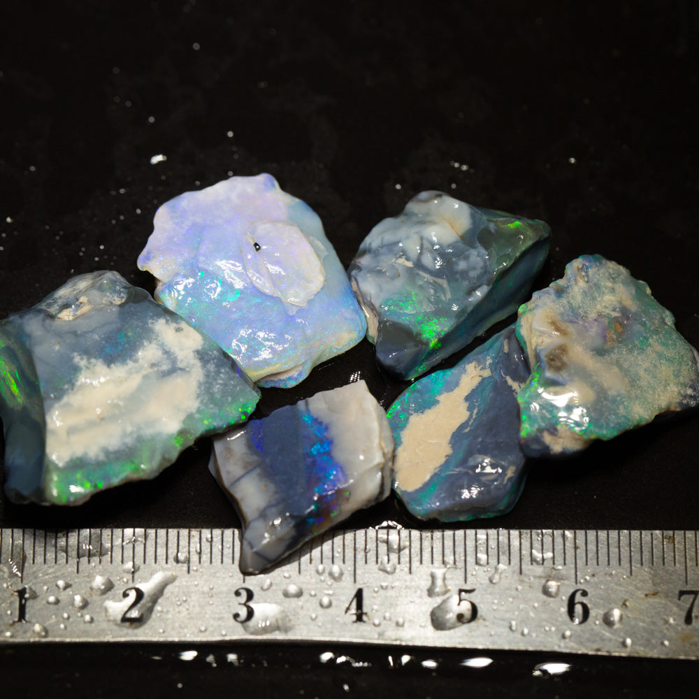 75 ct rough opal parcel 6pc