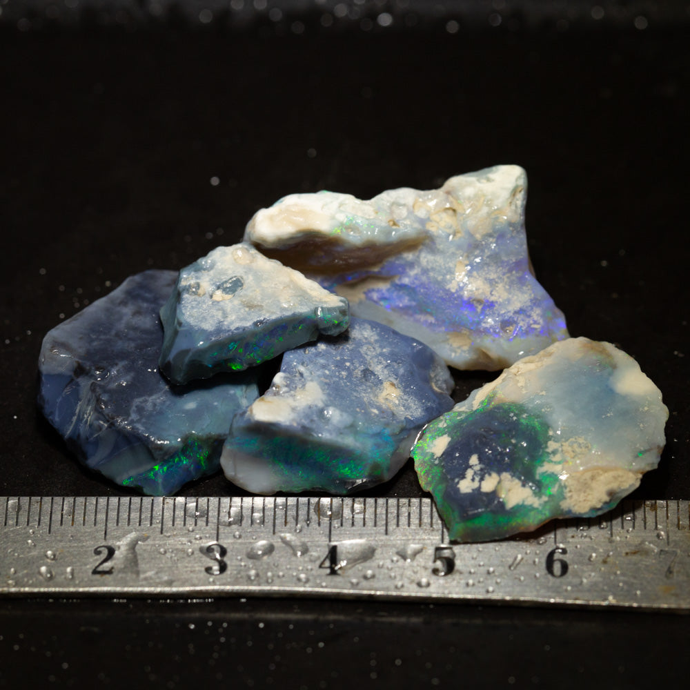 Australian 76 ct Rough Opal Parcel 5pc | Lightning Ridge Rough Opal ...