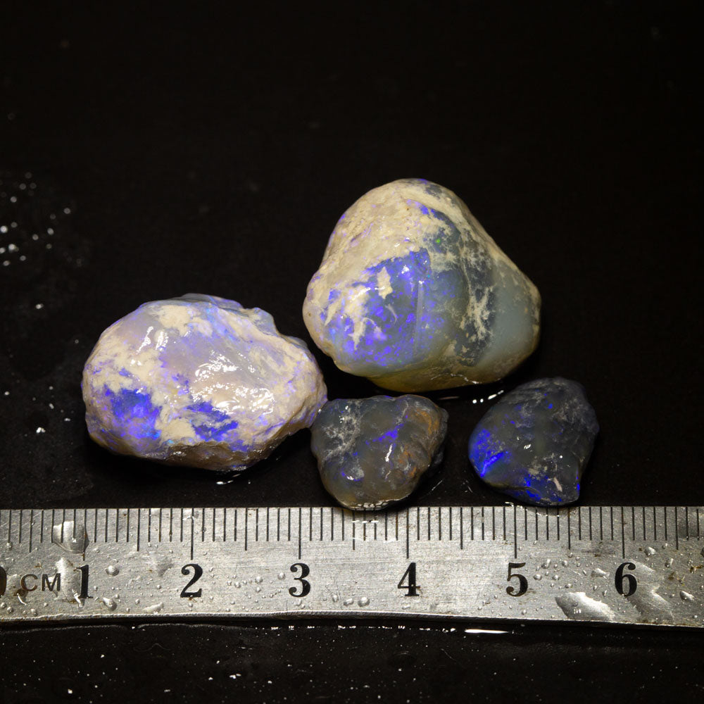 77 ct rough opal parcel 4pc