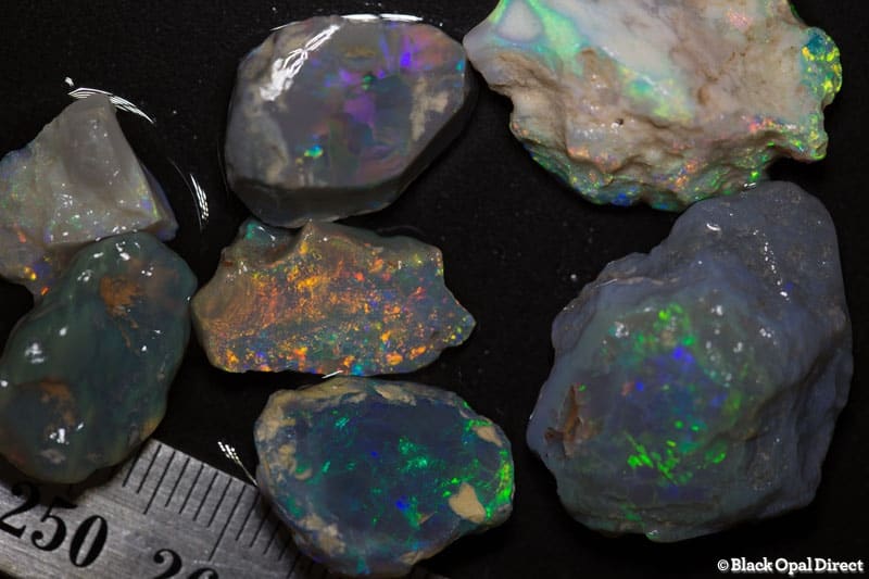 64 ct rough opal parcel 7 pieces