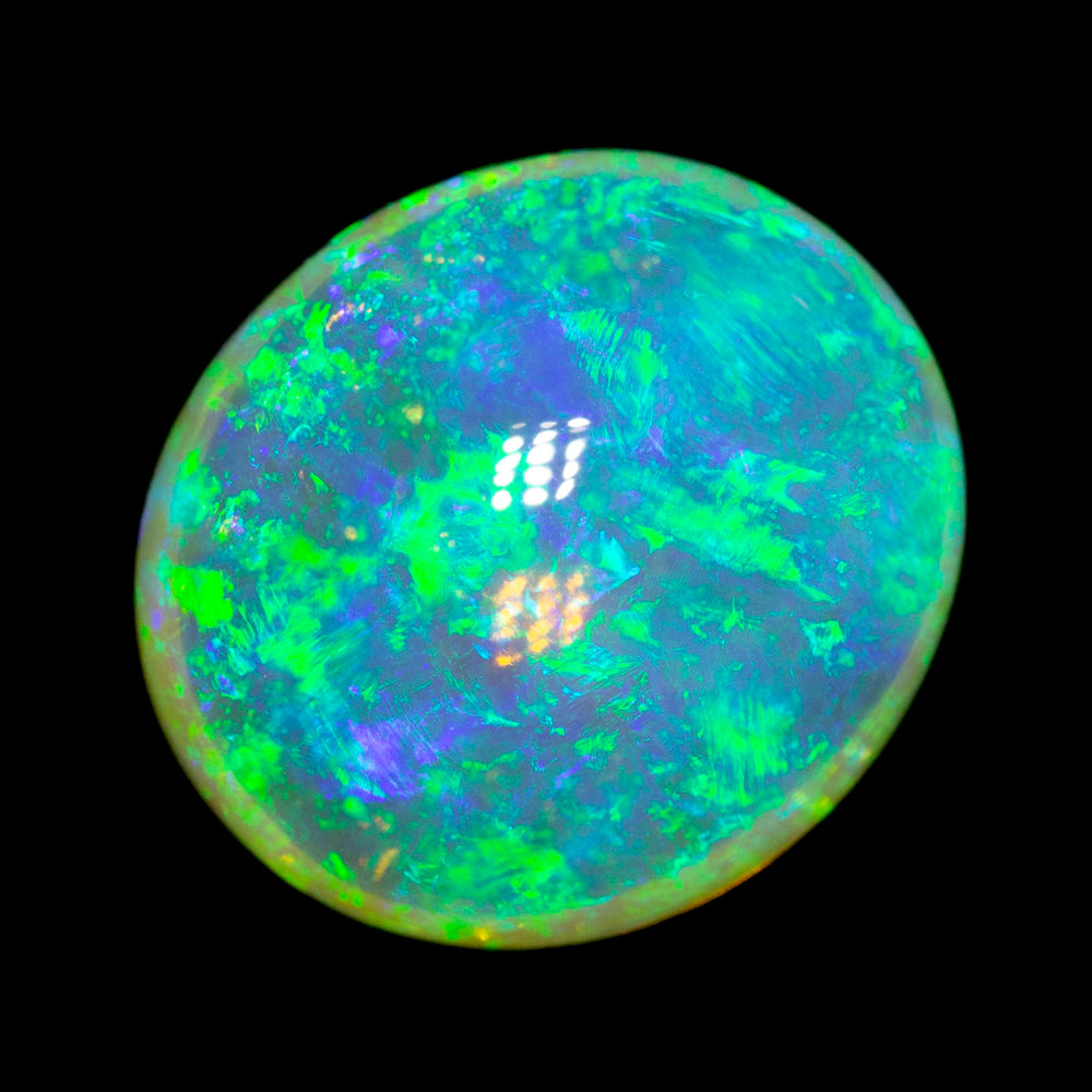 8.13 ct double-sided crystal opal 14.6x13x7.4mm