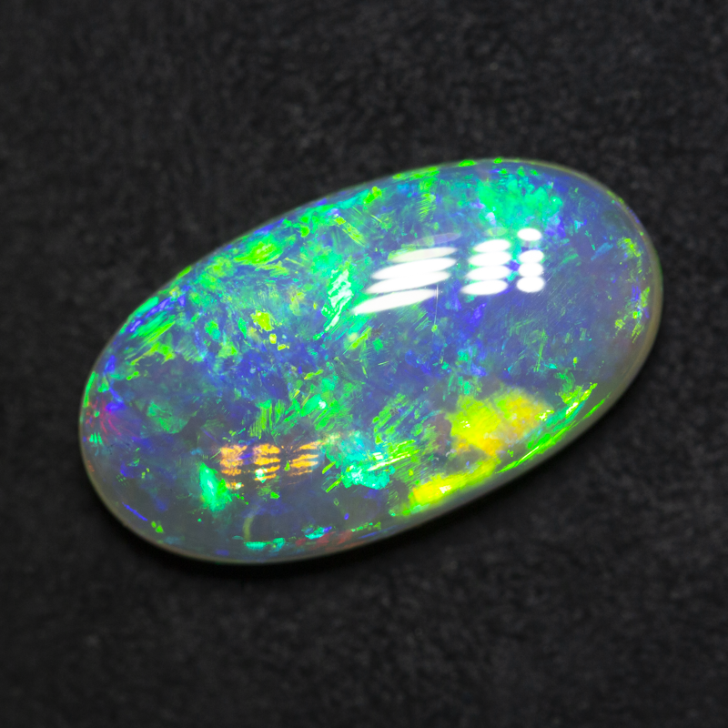 8.41 ct gem double-sided crystal opal 19.8x11x5.3mm