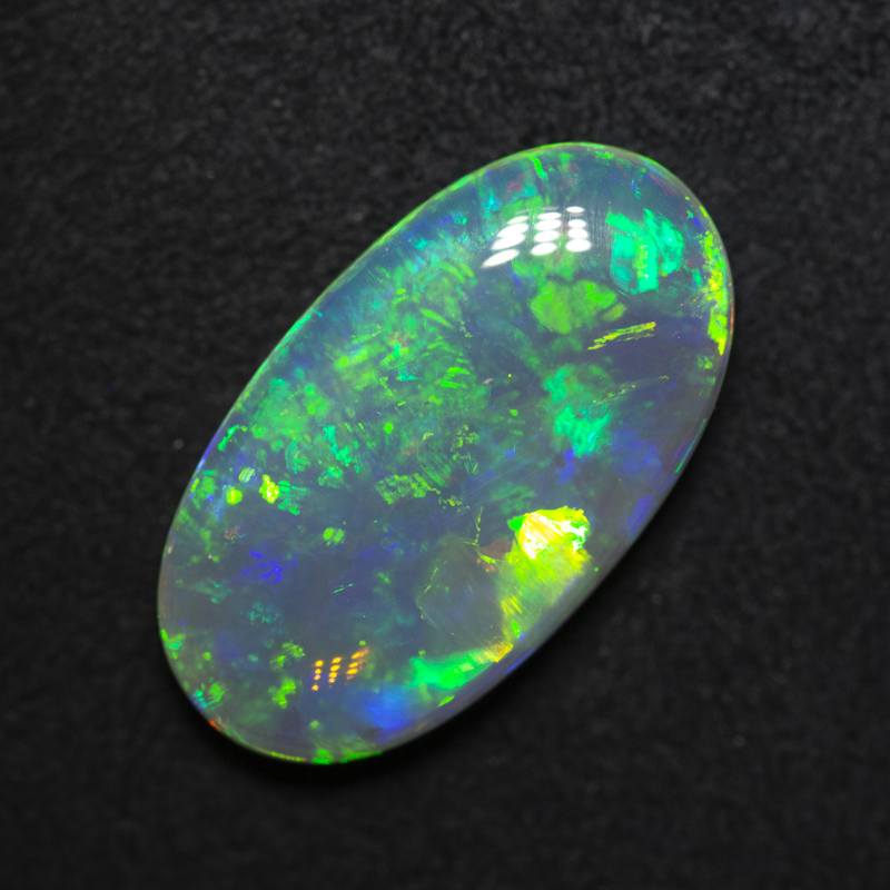 8.41 ct gem double-sided crystal opal 19.8x11x5.3mm