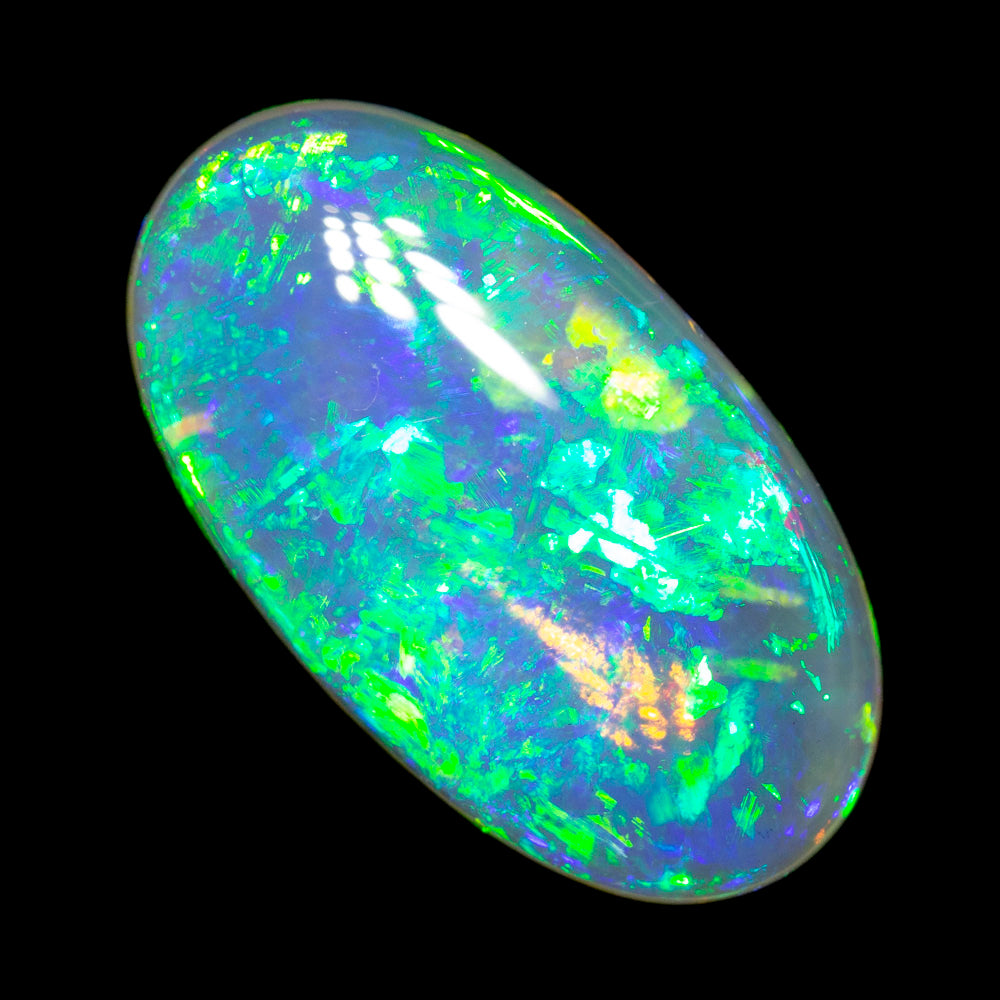 8.41 ct gem double-sided crystal opal 19.8x11x5.3mm