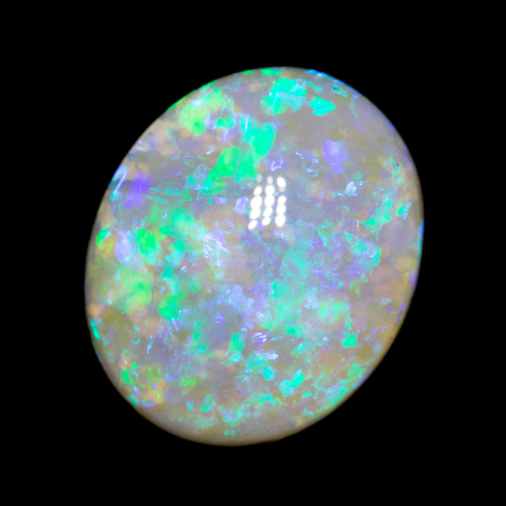 8.56 ct dark opal 16.5x13.7x6.3mm
