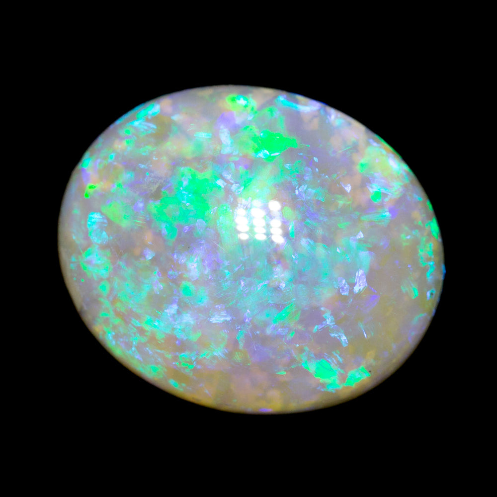 8.56 ct dark opal 16.5x13.7x6.3mm