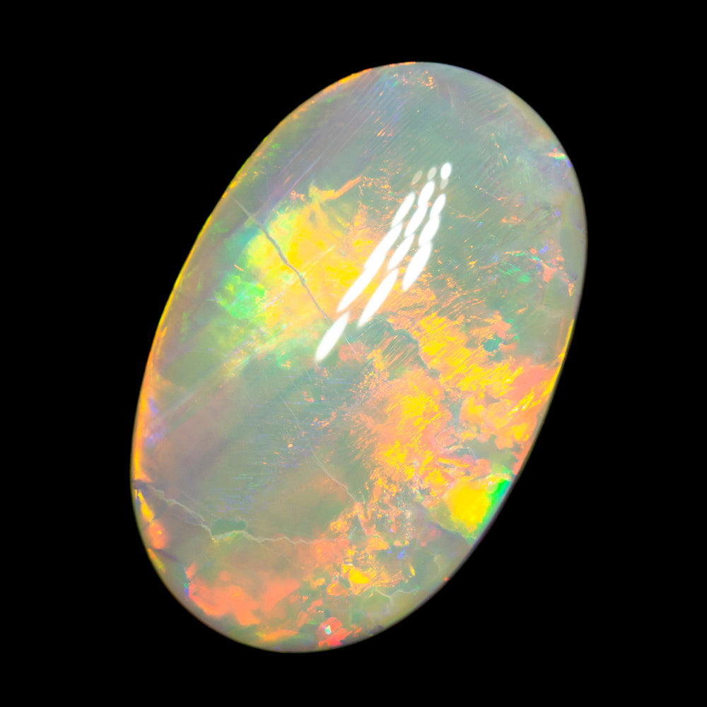 8.73 ct dark opal 21x13.5x4 mm