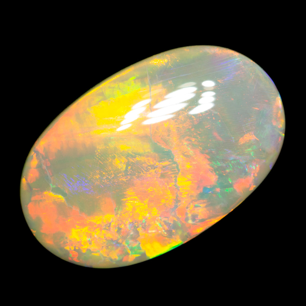 8.73 ct dark opal 21x13.5x4 mm