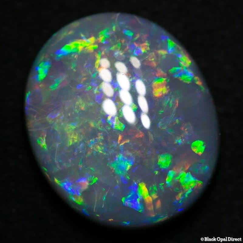 8.68 ct dark opal 17x14x5mm