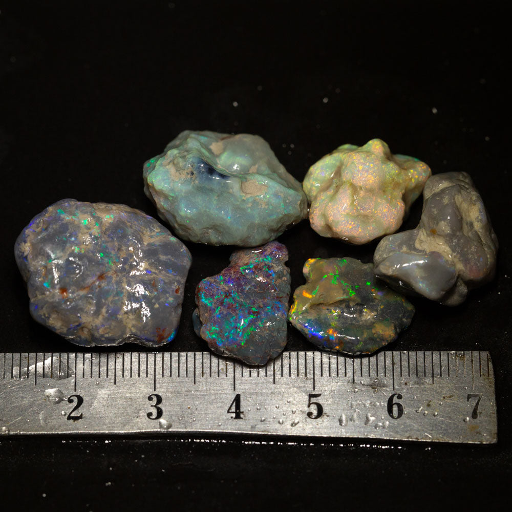 80 ct rough opal parcel 6pc