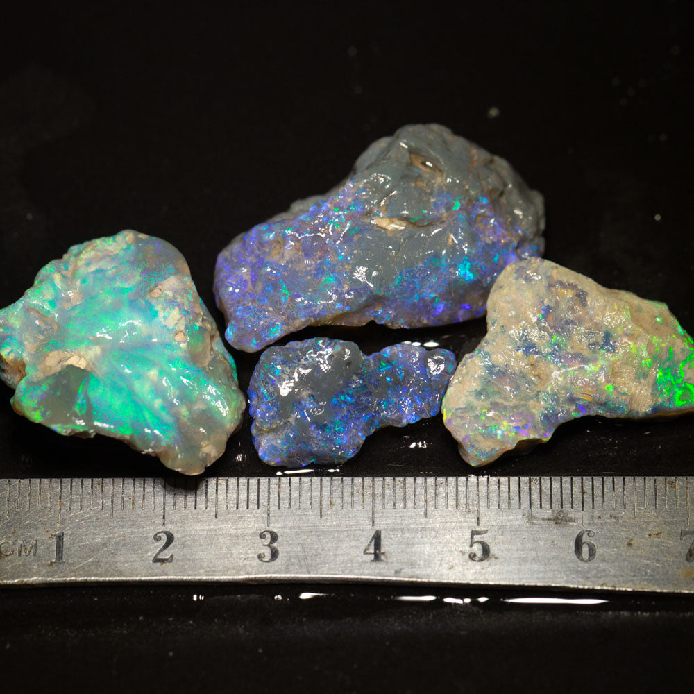 84 ct rough opal parcel 4pc
