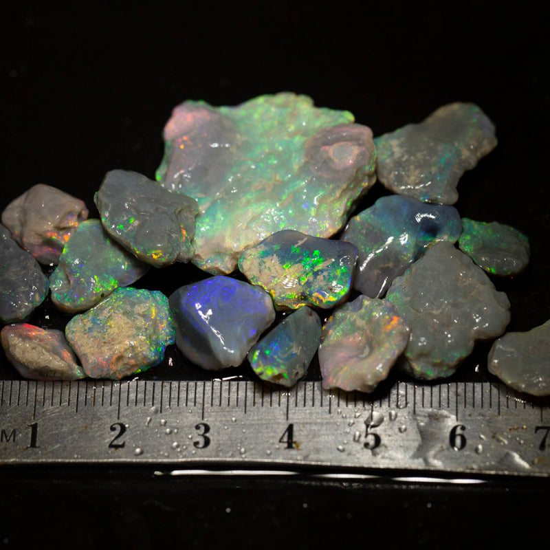 89 ct rough opal parcel 16pc