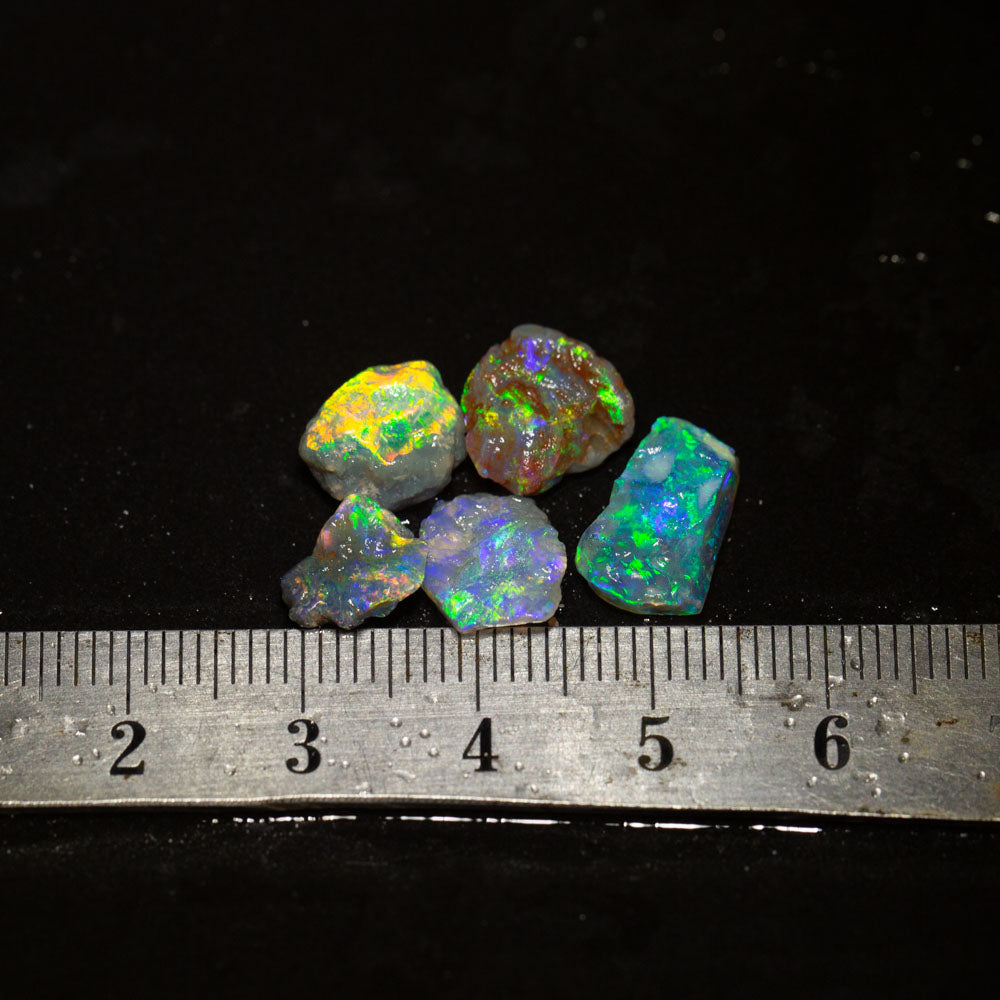 8 ct rough opal parcel 5pc