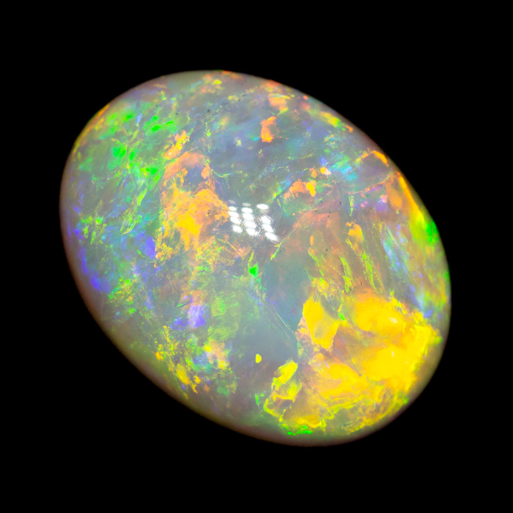 9.51 ct double-sided crystal opal 16.7x12.7x7.7mm