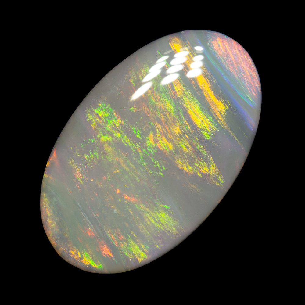 9.64 ct dark opal 22.4x13.8x4.9mm
