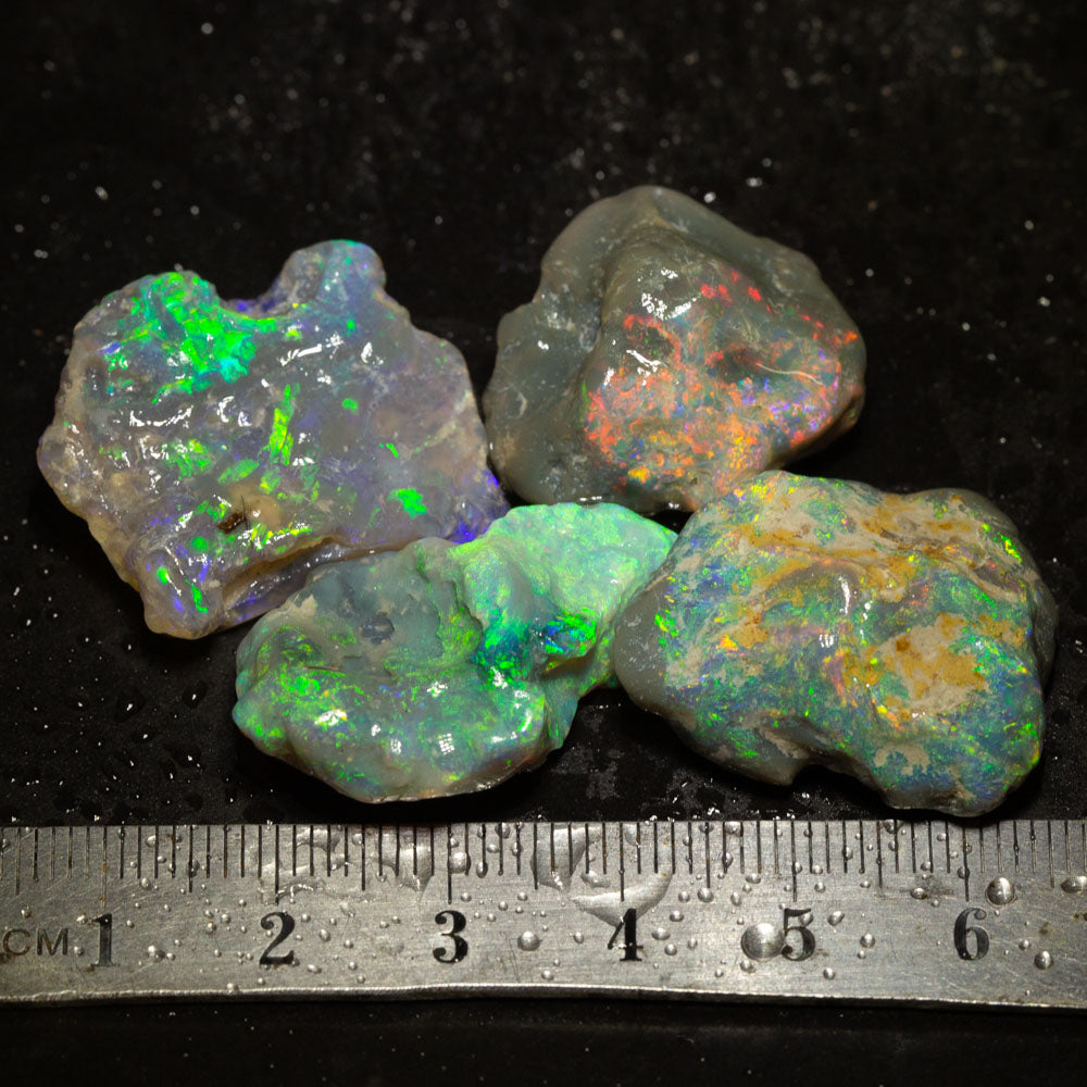 94 ct rough opal parcel 4pc