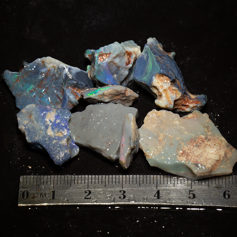 97 ct rough opal parcel 8pc
