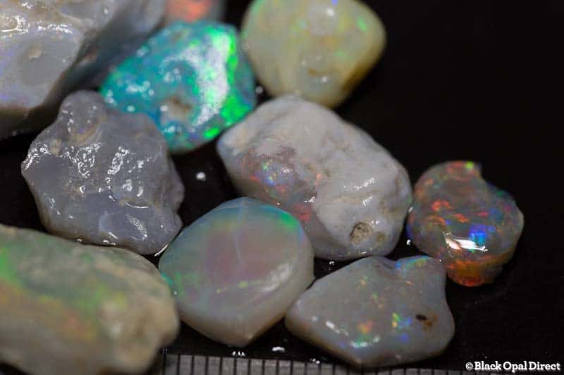 97 ct rough opal parcel 12 pc