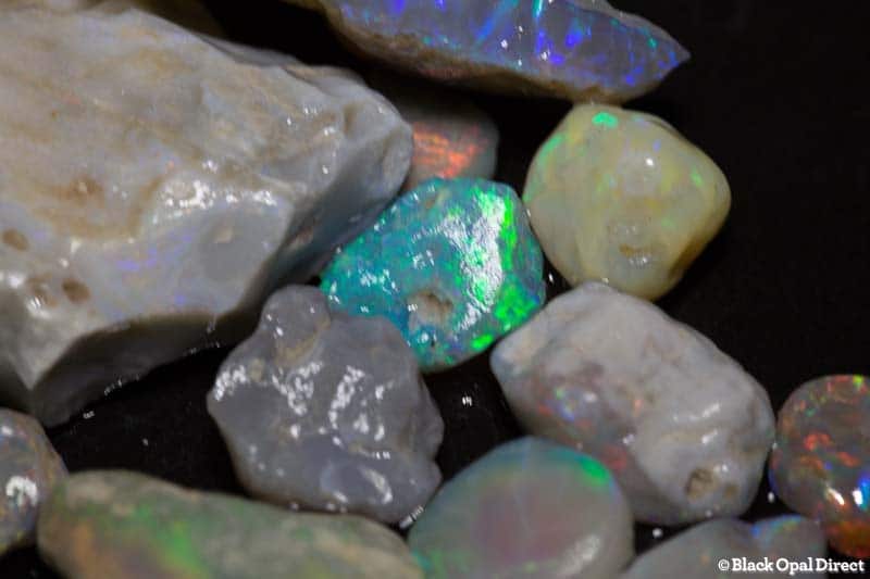 97 ct rough opal parcel 12 pc
