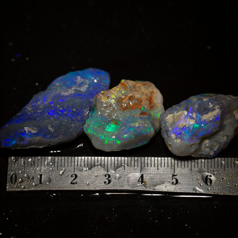 99 ct rough opal parcel 3pc