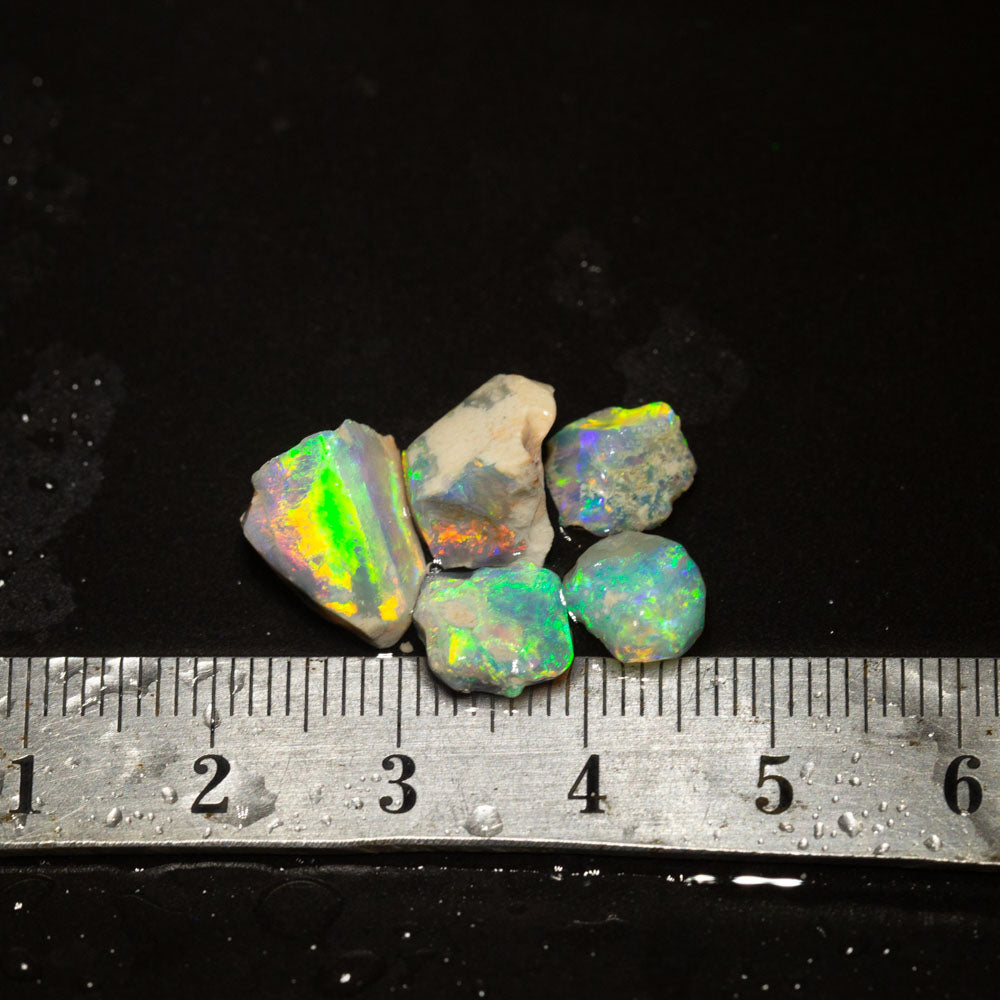 9 ct rough opal parcel 5pc