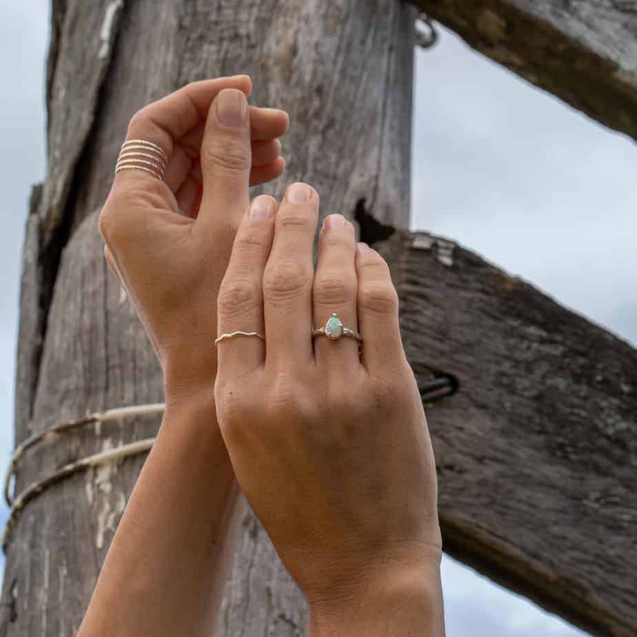 Kindred Crystal Opal Ring Sterling