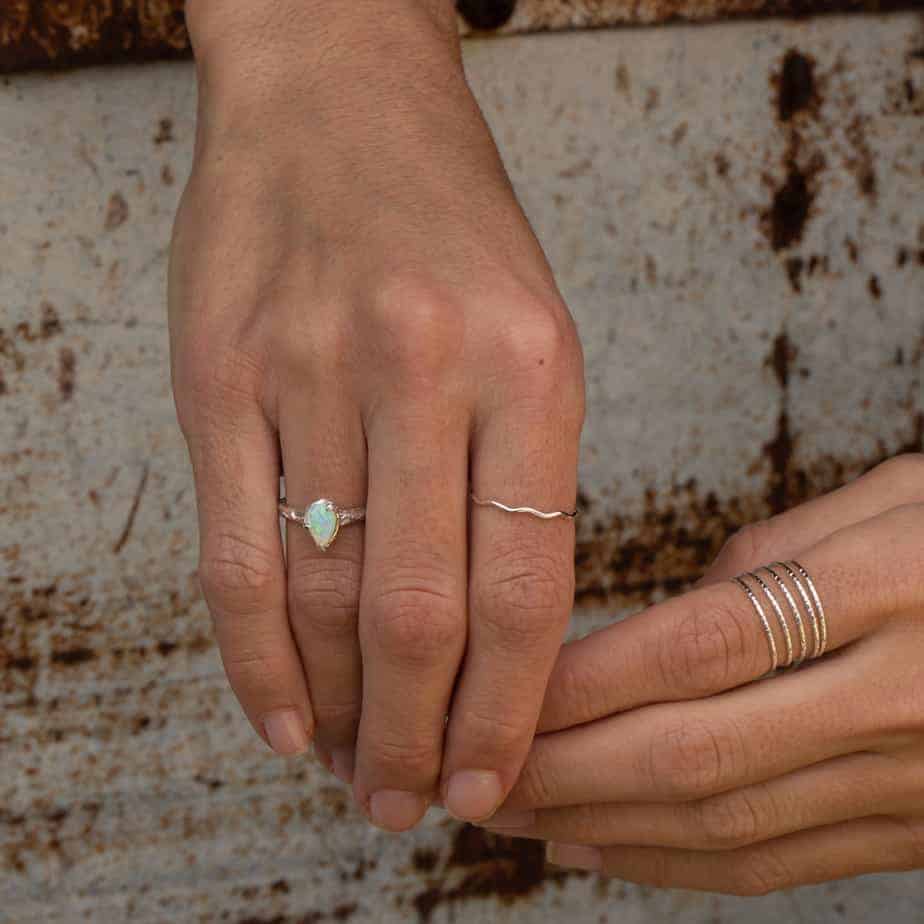 Kindred Crystal Opal Ring Sterling