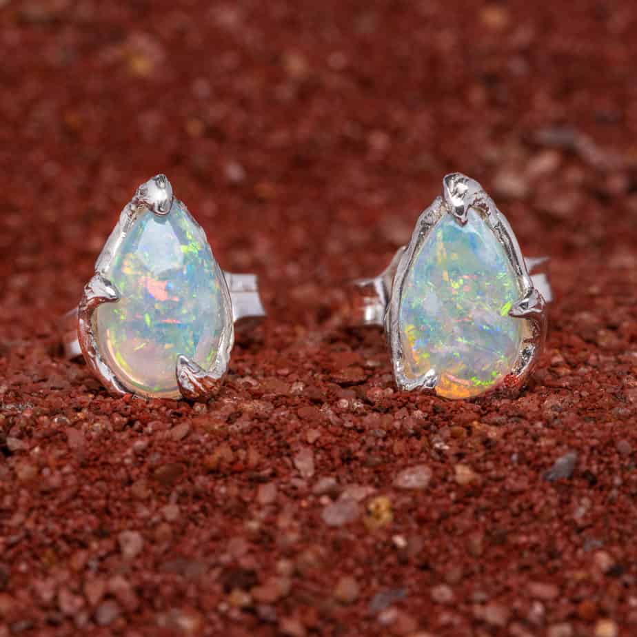 Kindred Opal Earrings Sterling