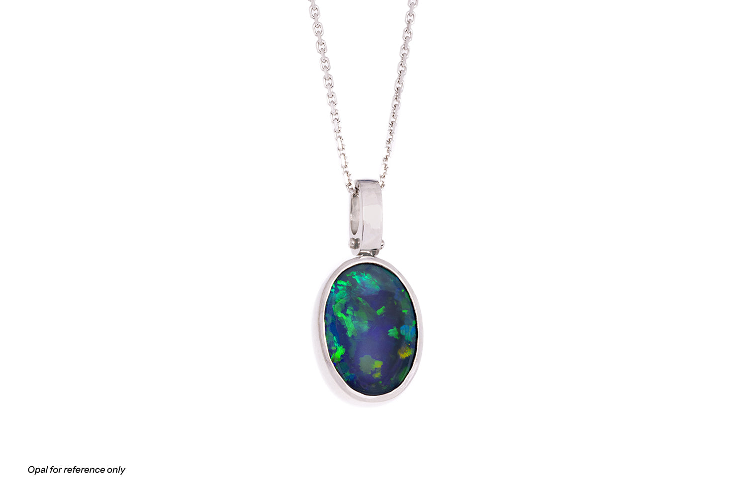 Tatiana White Gold Necklace