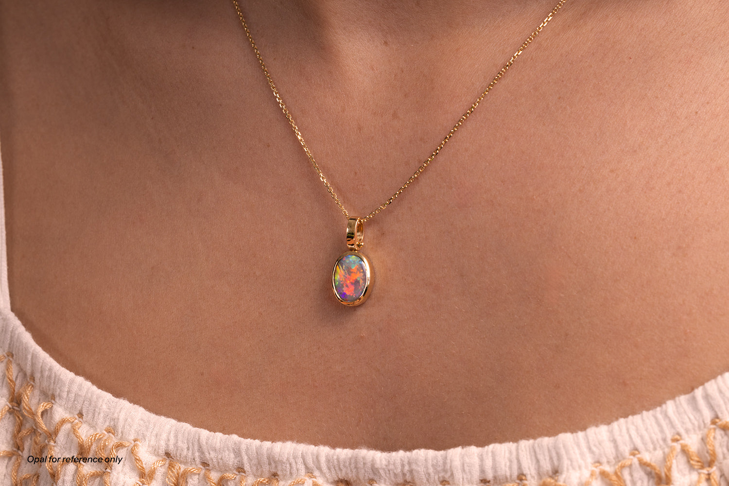Tatiana Yellow Gold Necklace