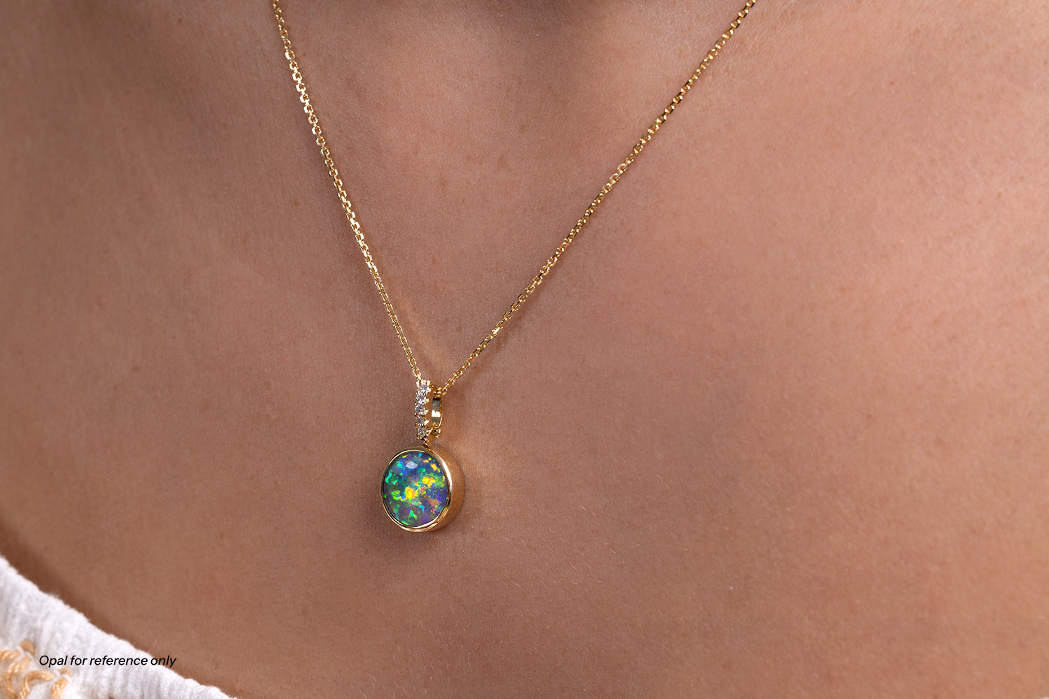 Tatiana Diamond Yellow Gold Necklace