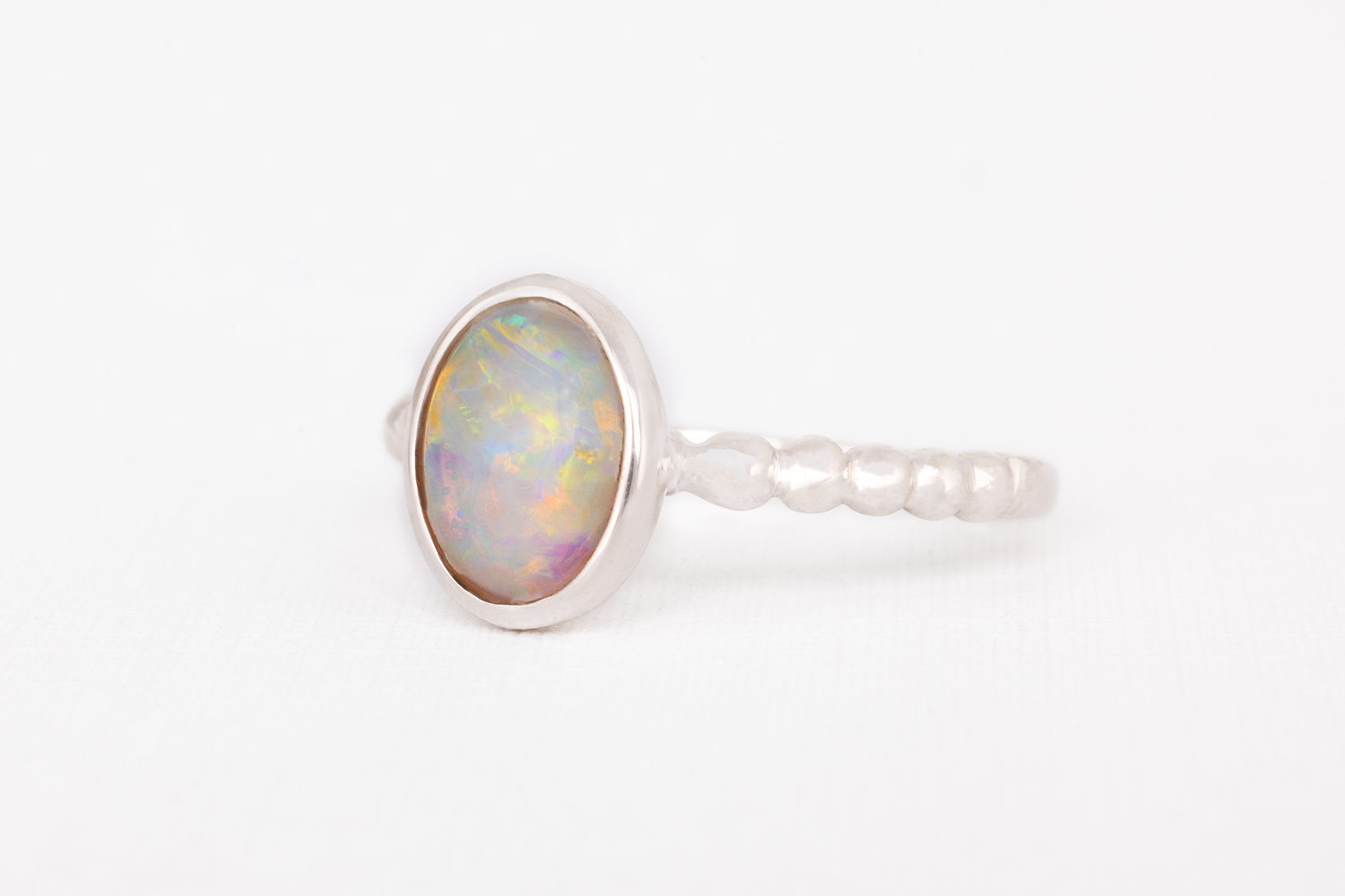 Sterling Silver Tatiana Opal Ring