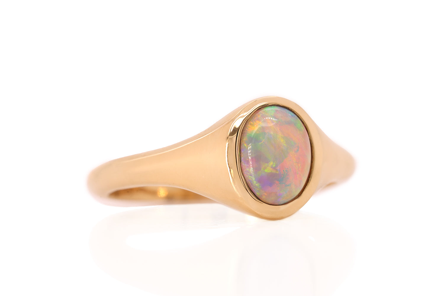 Valentina Piccolo Ring Gold with 0.92ct Crystal Opal