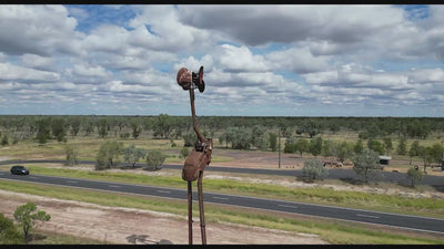 Lightning Ridge Australia Stanley Statue